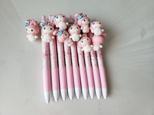 Hello Kitty Pluma Tinta Gel Color Negra 3 Modelos A Elegir. (Usado)