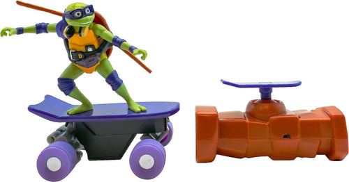 Tortuga Ninja Donatello En Patineta Control Remoto