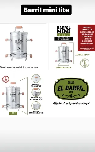 Asador Ahumador Barril