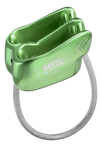 Petzl Unisex Adulto D019aa01 Asegurador Verso Verde Sólido T