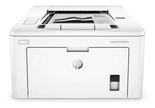 Impressora função única HP LaserJet Pro M203dw com wifi branca 110V - 127V G3Q47A