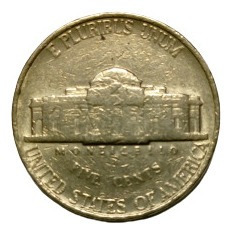 Moneda Americana Nickel 1993 Cinco Centavos De Dólar (Usado)