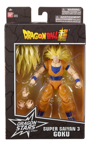 Figura Goku 3 Dragon Ball 17 Cm