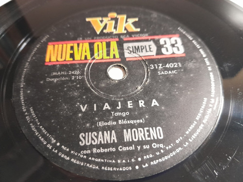 Simple - Susana Moreno - Viajera / Retazos - Arg - 1963