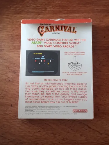 Carnival Juego Atari 2600