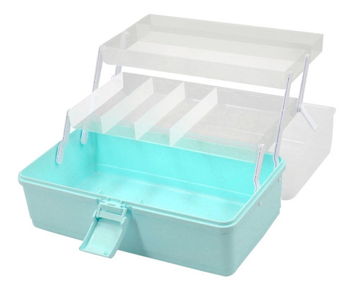 Imagen 6 de 10 de Caja Plastica Organizadora Multiuso Con Divisiones.