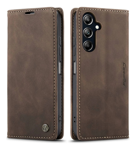 Funda Tipo Billetera Con Tapa Para Samsung Galaxy A16 5g(2024), Funda Tipo Libro Magnética De Cuero Con Tarjetero,
