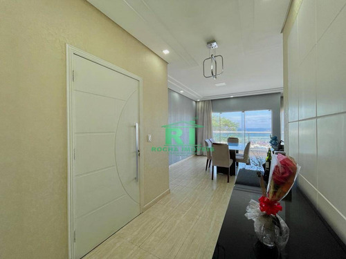 Imagem 12 de 30 de Apartamento Frente Mar, Reformado E Decorado, 3 Dormitórios Sendo 3 Suítes, 1 Vaga De Garagem, Pitangueiras, Guarujá/sp - Ap2743