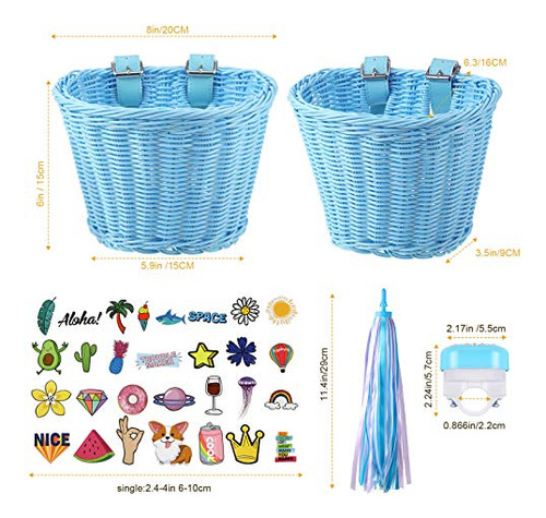 Accesorios Para Bicicleta Banderines, Cesta, Campanas, Calco