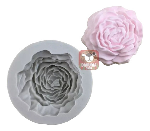 Molde Silicona 3d Flor Peonia 6cm Vela Jabón Artesanía Chico