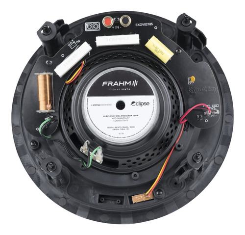 Caixa De Som De Embutir Hs Eclipse 2 Vias Angulada 100w Cor Preto