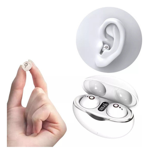 Nova Fones Ouvido Invisíveis Verdadeiramente Sem Fio Com Bt