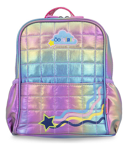 Bolsa Niñas Backpack Cloe Didrali Mediano Color Violeta