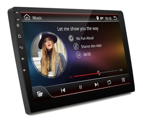 Radio Carro Android Pantalla 10 Táctil 2 Din Wifi Gps Cámara