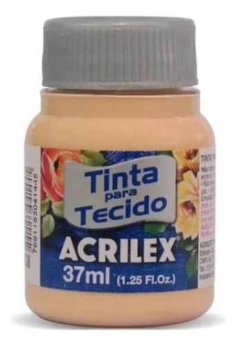 Tinta Tecido Fosca 37ml Amarelo Pêssego Acrilex