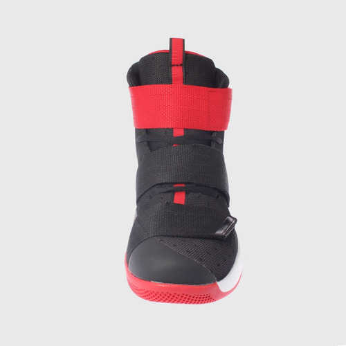 Zapatilla Negro/rojo Vía Franca Art. 81224red