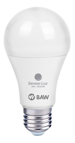 Lampara Led 11w Fotocelula Sensor Luz Dia Noche C