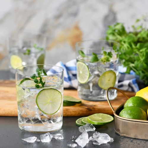 Vaso De Sidra Krosno Modelo Mixology Extrafino 500ml Set X6 Color Cristal