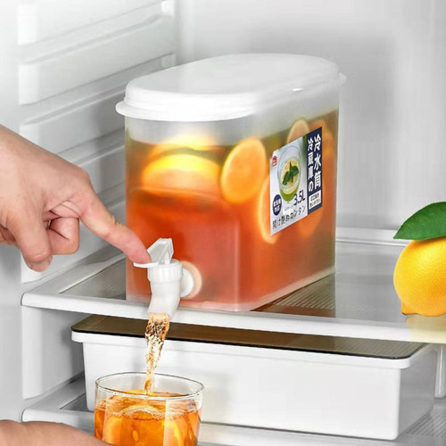 Contenedor De Agua Con Grifo - Jarra Para Nevera Y Bebidas