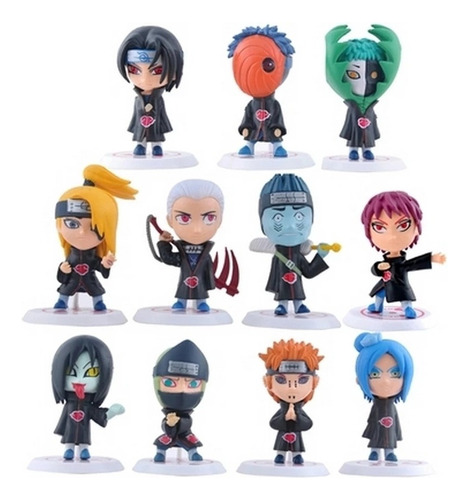 Akatsuki Madara Tubi Itachi Colección 11 Muñecas Naruto