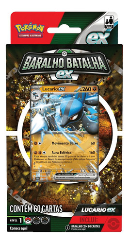 Pokemon Baralho Batalha Lucario Ex Copag