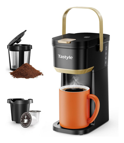 Cafetera Individual De Una Taza, Para Cápsulas Y Café Molido