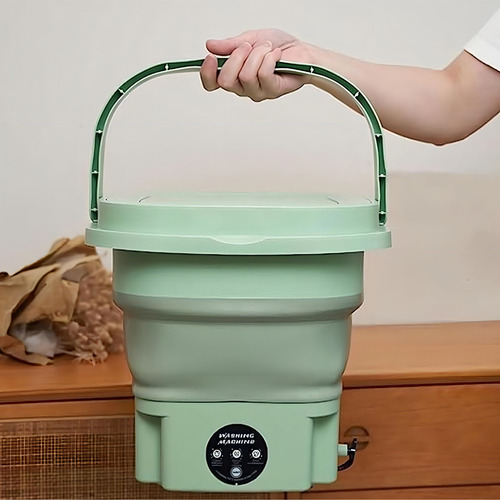 Mini Máq. Lavar Roupas Portátil | 1,5kg | 6l | Centrífuga