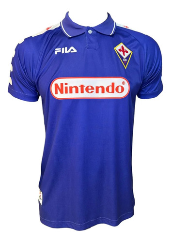Camiseta Fiorentina Titular 1998/99 #9 Batistuta - Fila