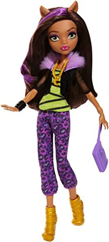 Imagen 3 de 7 de Muñecas Monster High Firma Look Core Clawdeen Wolf muñeca