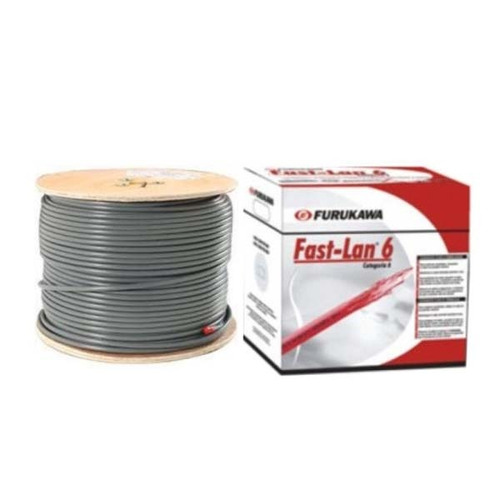 Bobina De Cable Utp Std Gris Cat6   X Metro   Furukawa Njl