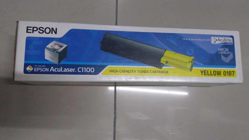 Toner Original Epson Aculaser C1100 Yellow 0187