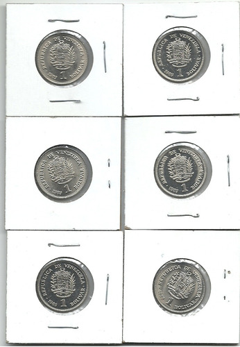 Monedas 1 Bolívar 1989 