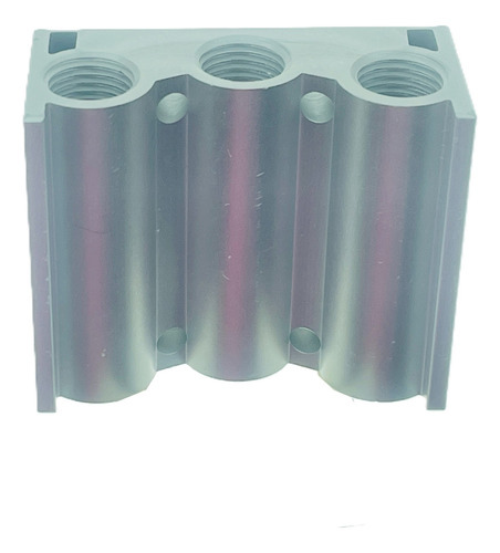 Base Manifold Para 2 Valvulas Serie Sy5000 Compatible Smc