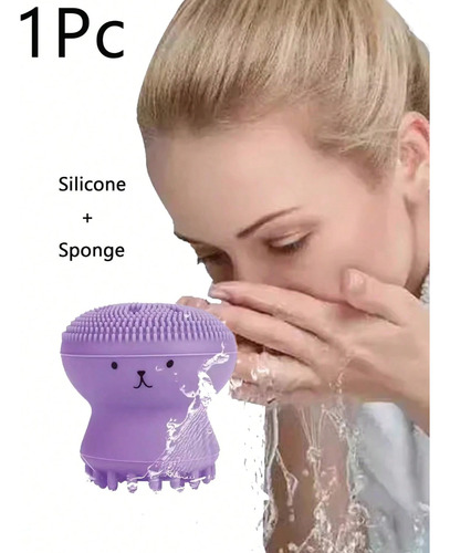 Cepillo Limpieza Facial Silicona Pulpo