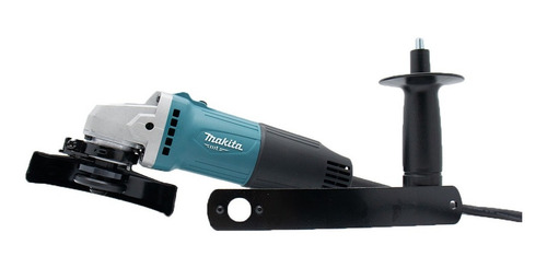 Miniesmeriladora angular Makita MT M0901 color turquesa 600 W 127 V + accesorio