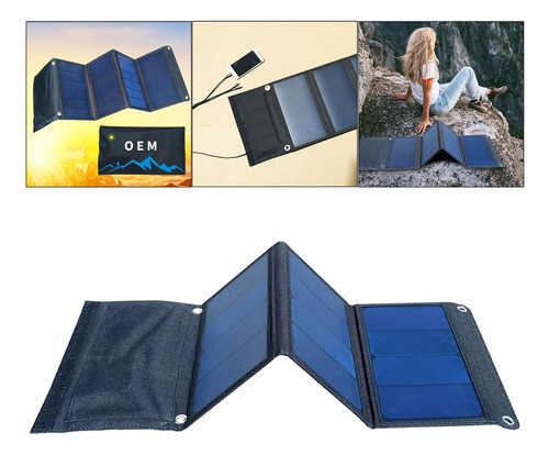 Imagen 6 de 12 de Batería De Carga Solar Plegable De Bricolaje De Celda 21w