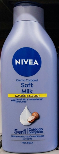 Crema Corporal Nivea Soft Milk 650ml - 1 Pz Karité