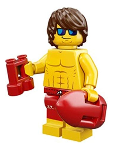 Minifigura Coleccionable Lego Serie 12 71007 - Lifeguard Guy