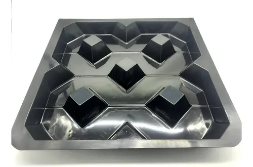 Molde Plástico Para Adoquines Césped Concreto Abs 2mm Estaci