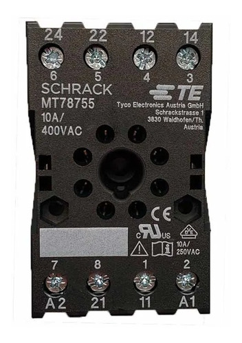 Mt78755 Base Para Relevador (lote 10 Pzas)