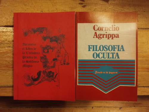 X2 Libro Abramelin El Mago Lon Mi + Filosofia Oculta Agrippa