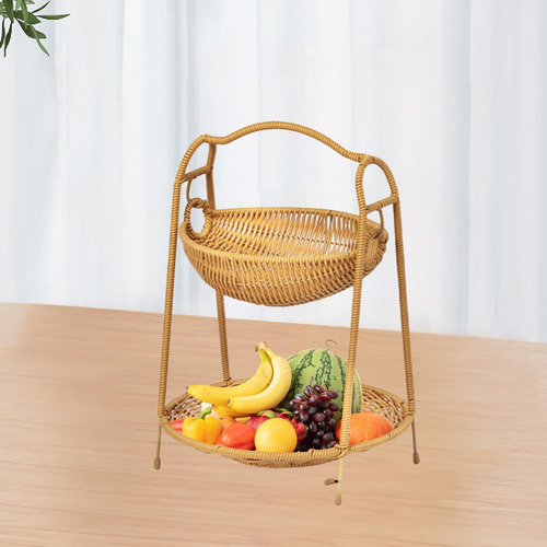 Cesta De Frutas Tejida, Cesta De Desayuno, Bandeja Para