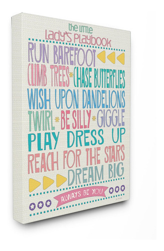 The Kids Room By Stupell The Little Lady De Playbook Tipogra