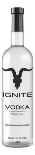 Vodka Premium Ignite Beverage 750ml - 40% Alcool Sem GlĂșten