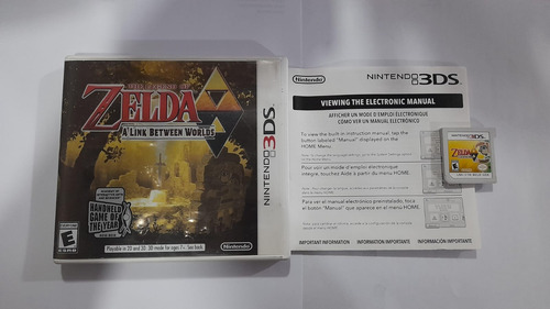Zelda A Link Beetween Worlds Completo Para Nintendo 3ds.