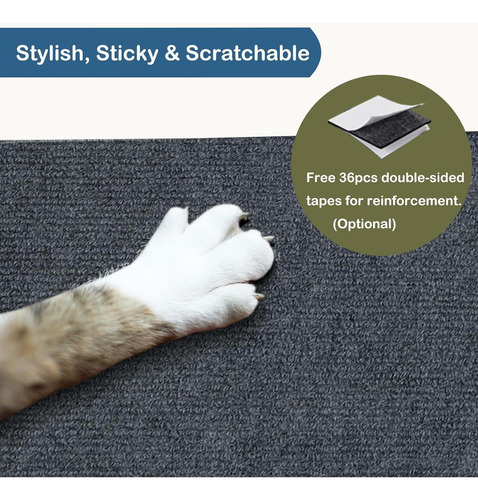 2 Alfombrilla Rascadora Para Gatos, Resistente Al Desgaste,