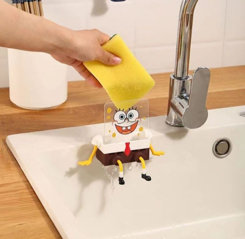 Soporte Para Esponja Bob Esponja Porta Esponja De Cocina