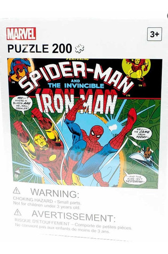 Rompecabezas Marvel Cómics 200 Pzs Grande 1.60 X 1.15 Mts
