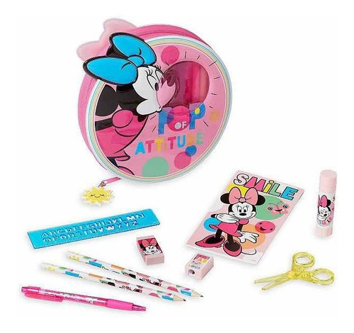 Cartuchera Minnie Mouse De Disney Para Niñas