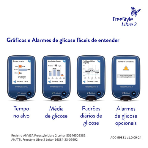 Freestyle Libre 2 Leitor Cor Amarelo Amarelo